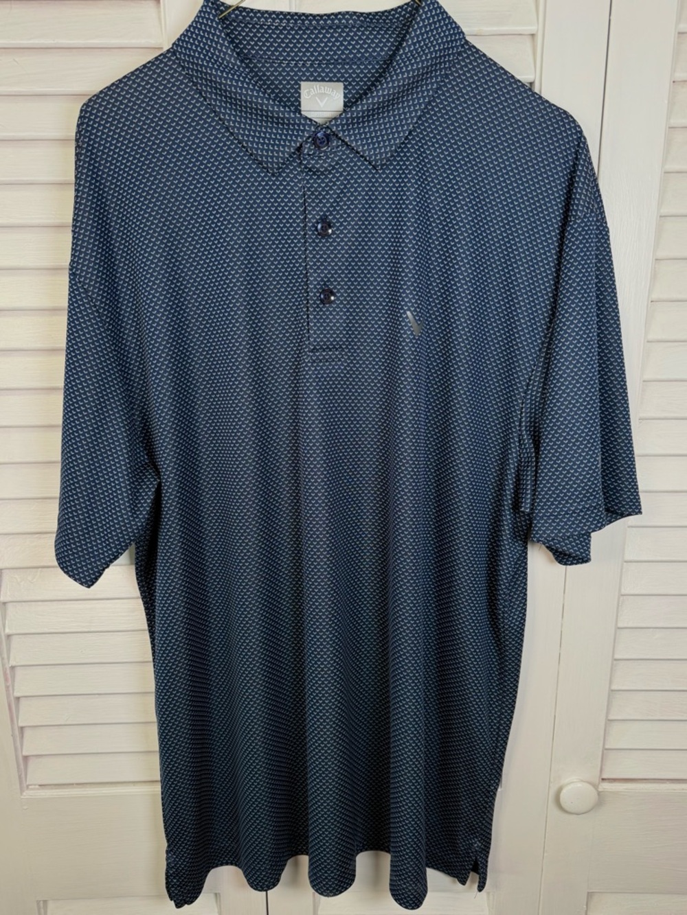 Callaway Golf Men’s Navy Microdot Performance Polo